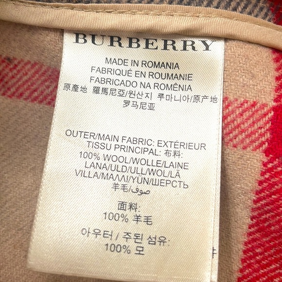 Burberry Toggle Duffle Wool Coat - Picture 4 of 8